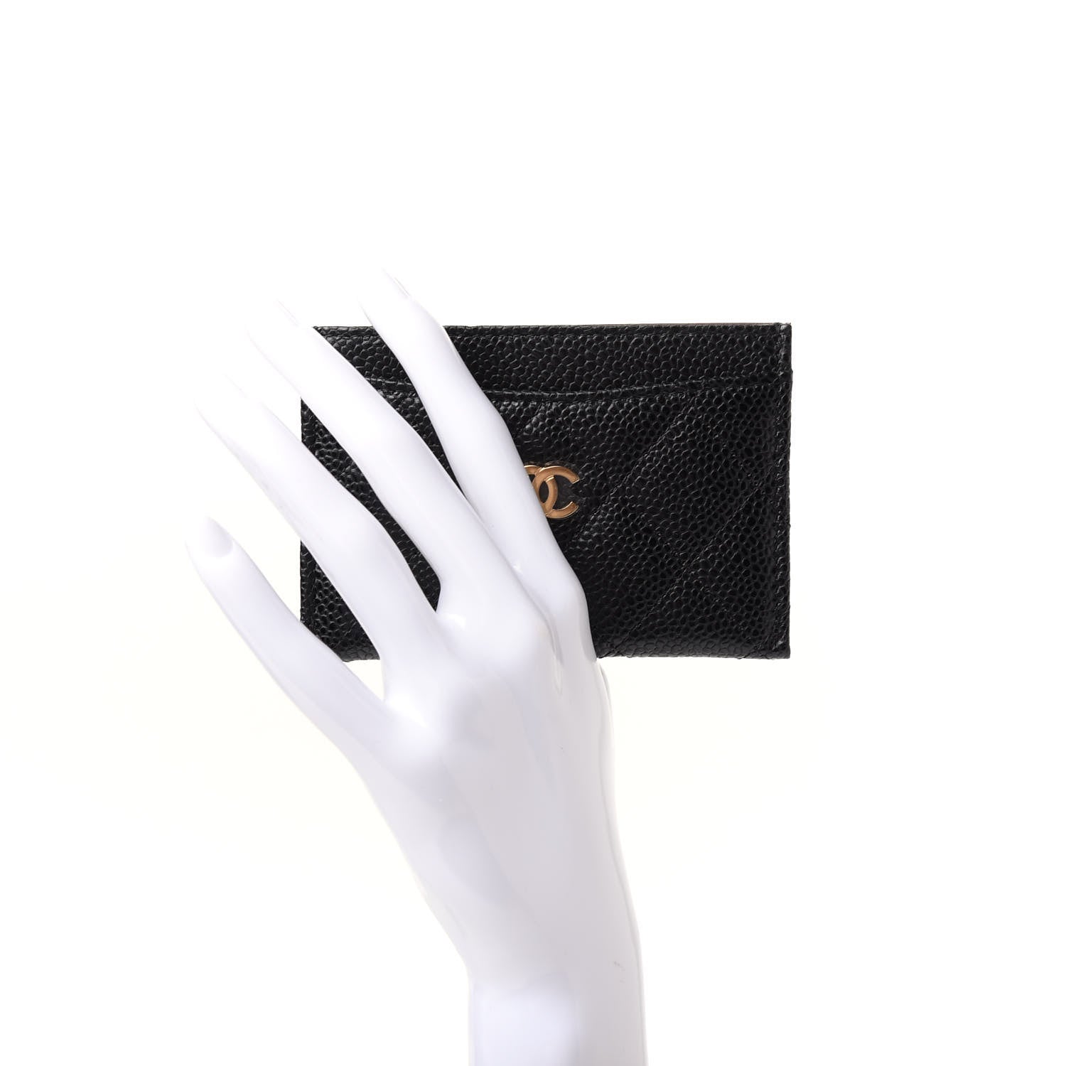 Chanel Caviar Quilted Card Holder Black 2 of 8