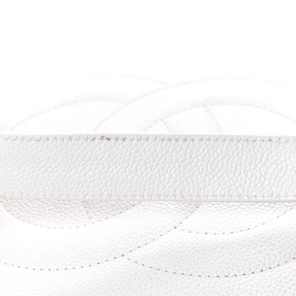 Chanel Caviar CC Timeless Tote White 16 of 19