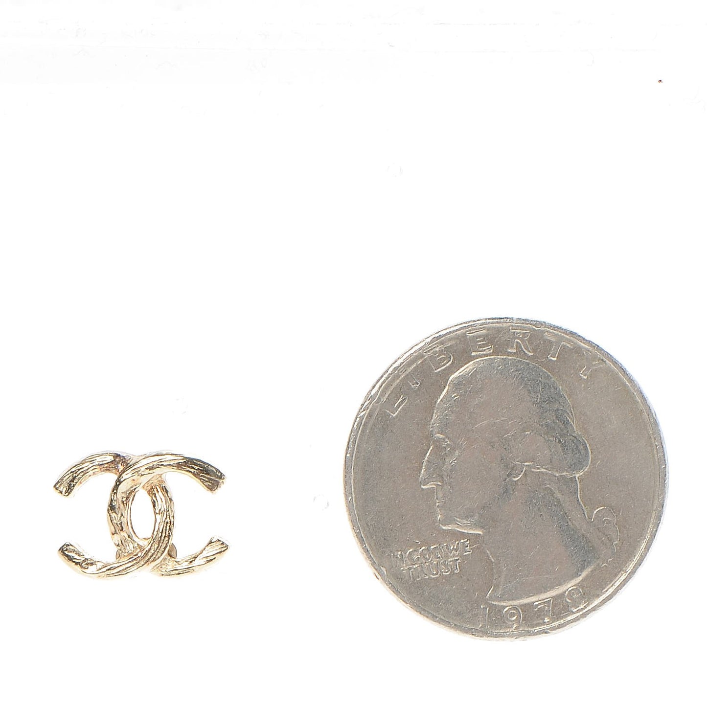 Twisted CC Earrings Gold