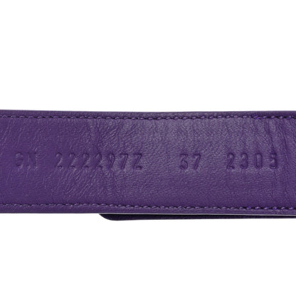 Hermes Suede Goatskin Womens Chypre Sandals 37 Marine Violet Majorette 8 of 9