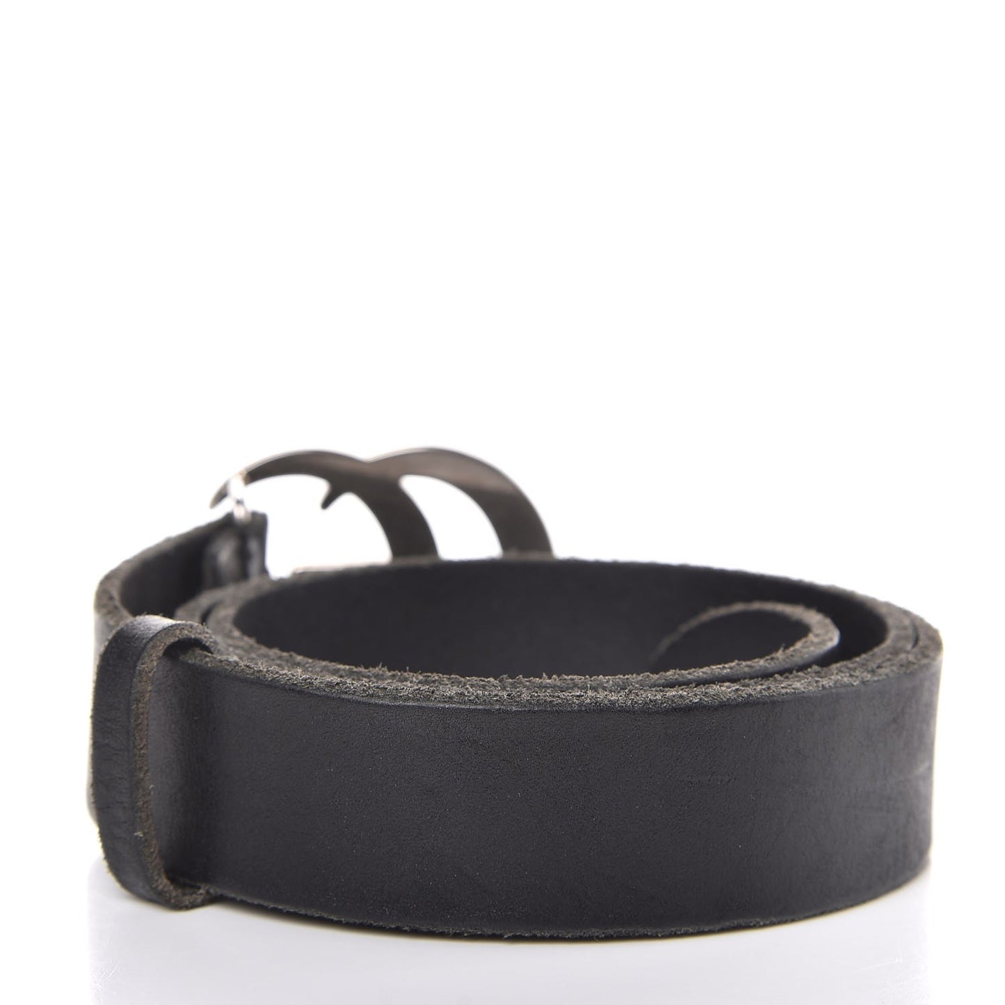 Cuoio Toscano Nickel Double G 30mm Belt 75 30 Black