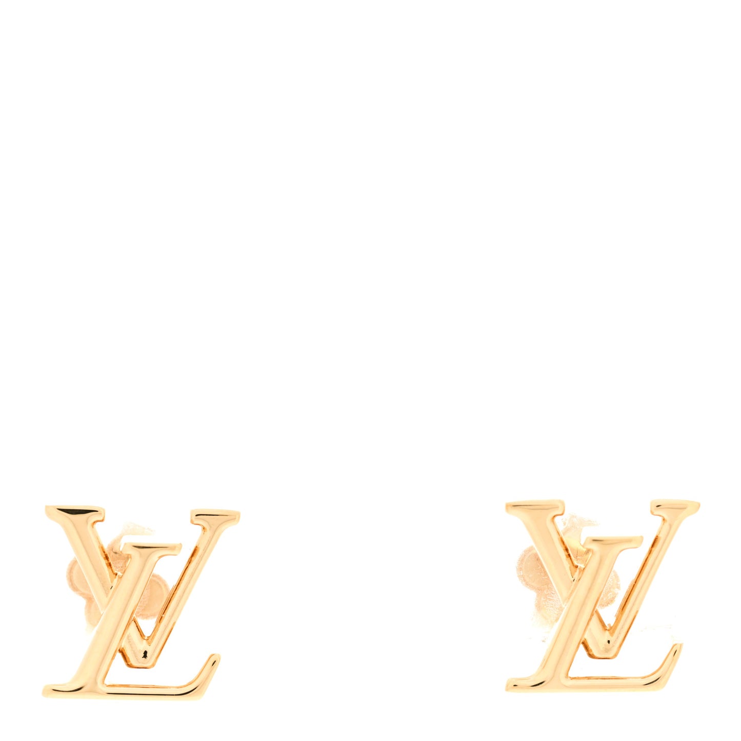 Metal LV Iconic Earrings Gold