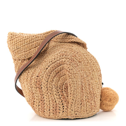 Loewe Raffia Mini Bunny Crossbody Bag Natural Tan 1 of 9