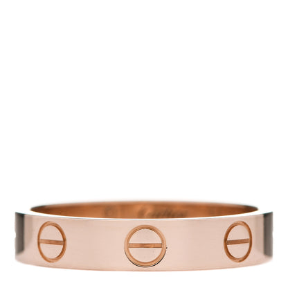 Cartier 18K Pink Gold 3.5mm LOVE Wedding Band Ring 51 5.75 1 of 4