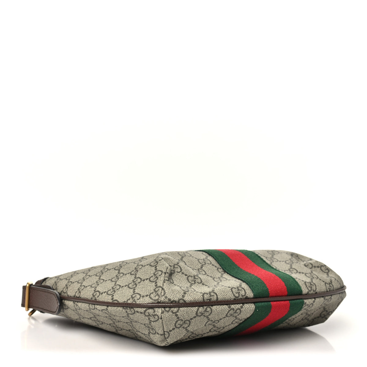 Gucci GG Supreme Monogram Web Small Ophidia Half Moon Hobo Brown 4 of 11