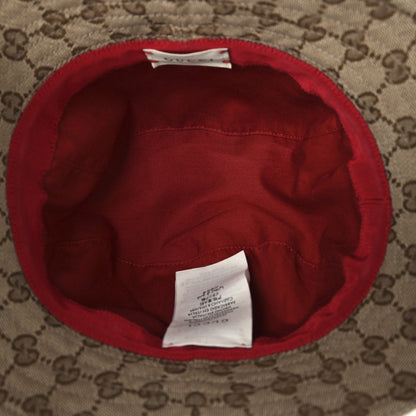 Gucci Monogram Web Bucket Hat L Brown 7 of 10