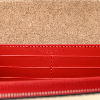 Christian Louboutin Patent Calfskin Pearl Boudoir Glitter Chain Wallet Platinum 7 of 11