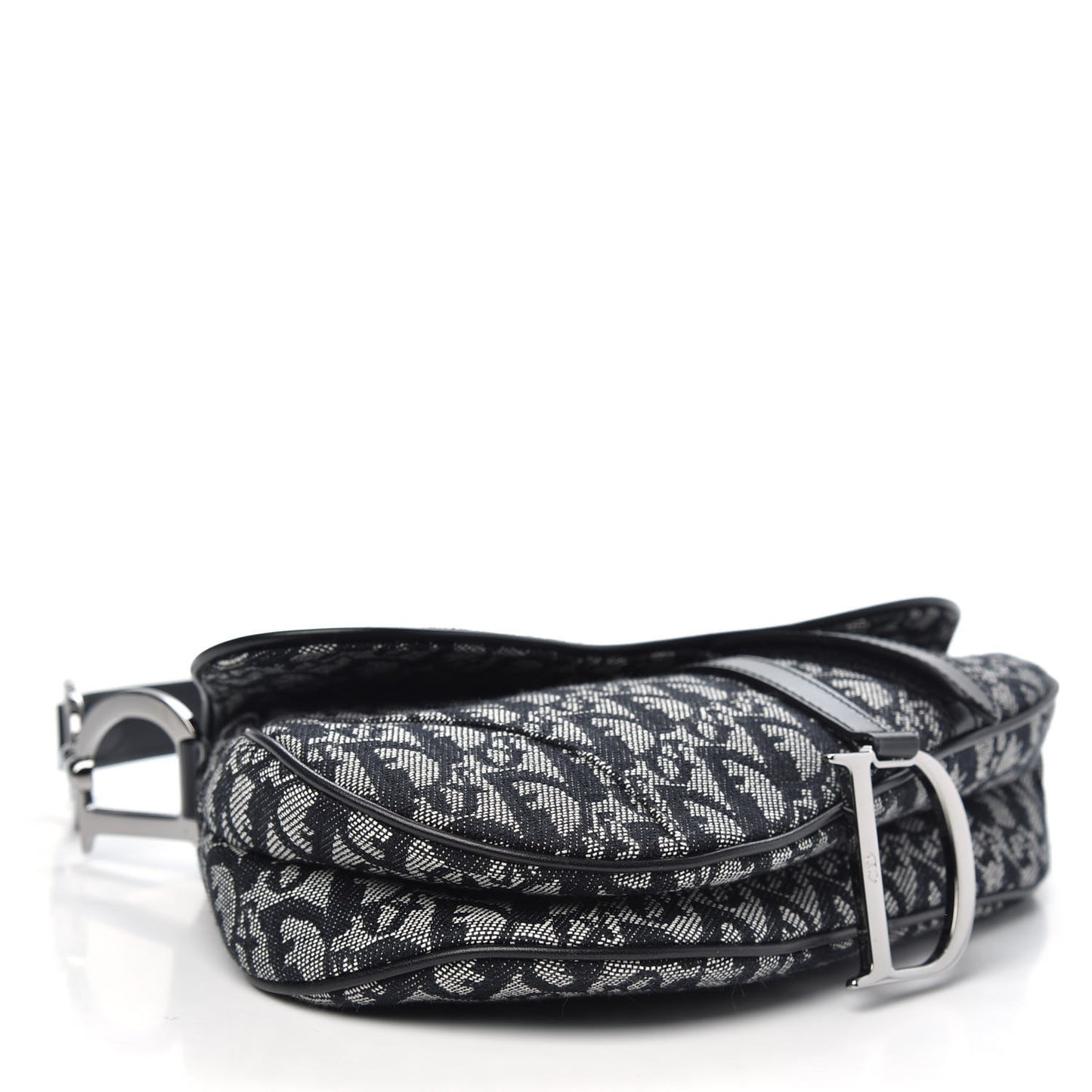 Monogram Saddle Bag Black