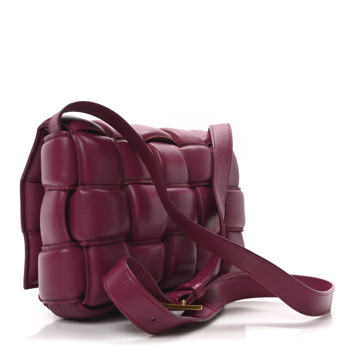 Bottega Veneta Nappa Maxi Intreccio Padded Cassette Crossbody Bag Cinnabar 3 of 9