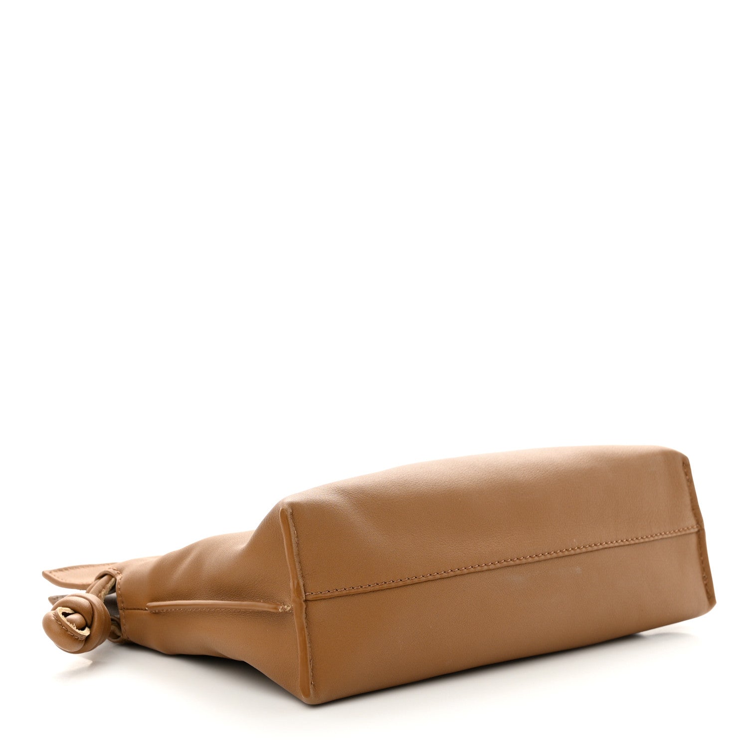 Loewe Calfskin Mini Flamenco Knot Clutch Oak 4 of 9
