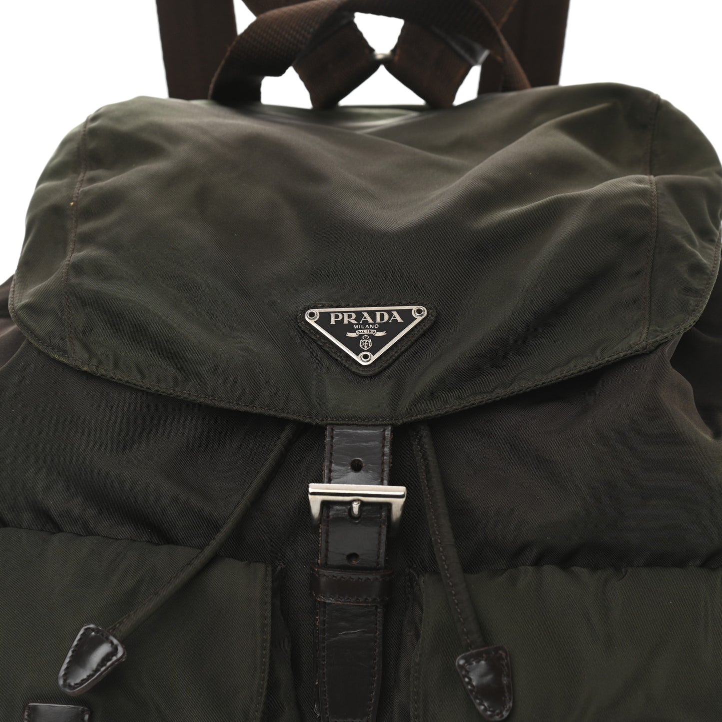 Nylon Vela Large Backpack Green