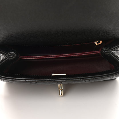 Chanel Caviar Quilted Extra Mini Coco Handle Flap Black 5 of 10
