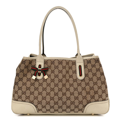 Gucci Monogram Medium Princy Tote Off White 1 of 22
