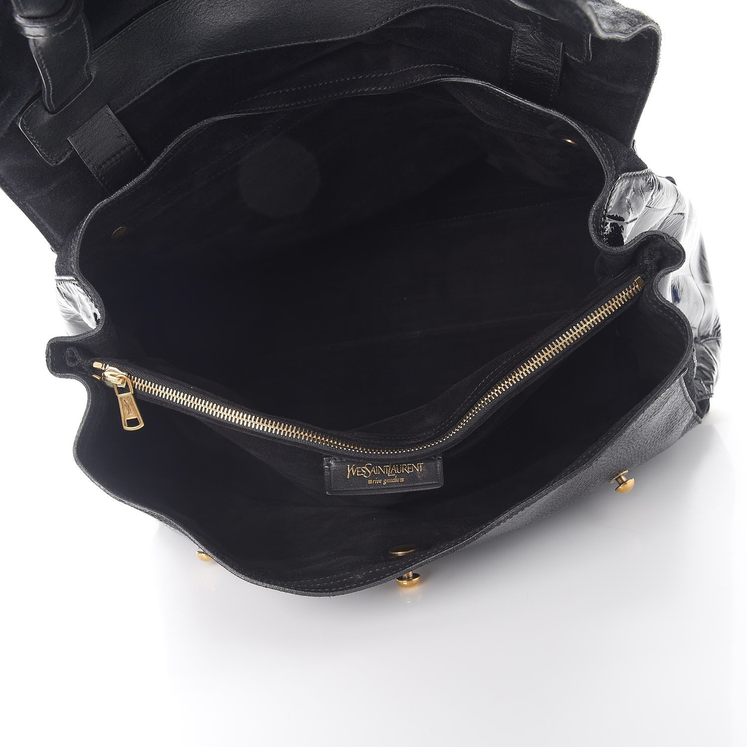 Saint Laurent Pony Hair Patent Large Muse Two Black 5 of 8