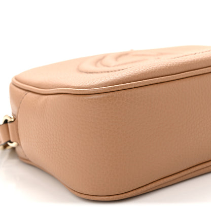 Gucci Pebbled Calfskin Small Soho Disco Bag Camelia 9 of 10