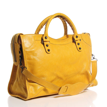 Balenciaga Agneau Classic Hardware City Moutarde 3 of 15