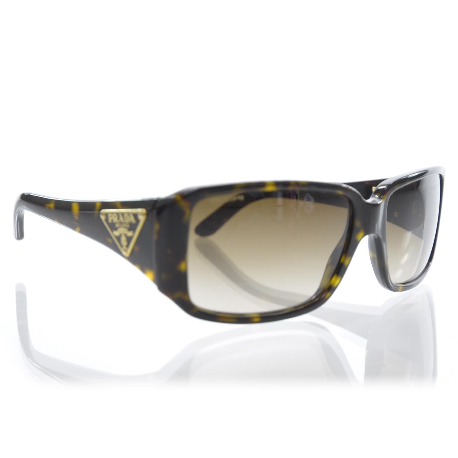Prada Tortoise Shell Sunglasses SPR 16L 1 of 9