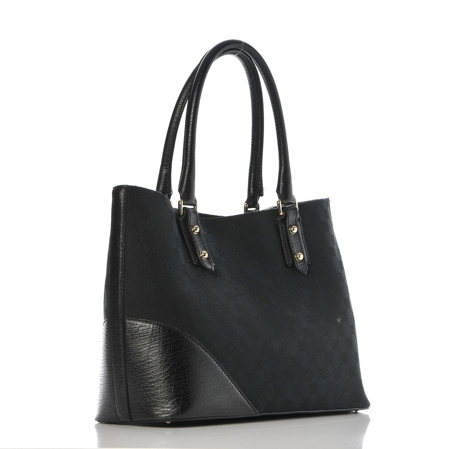 Monogram Medium Hasler Tote Black