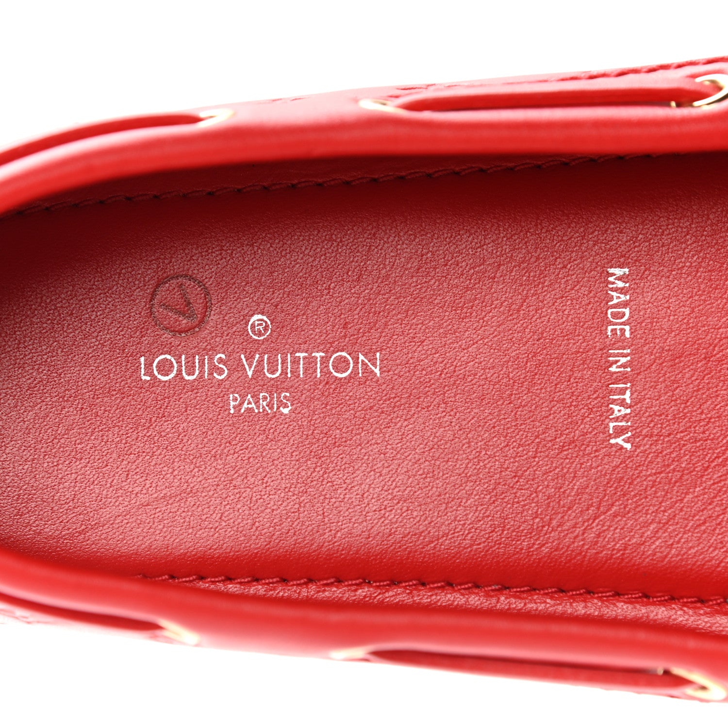 Louis Vuitton Empreinte Gloria Loafers 36.5 Rouge 7 of 11