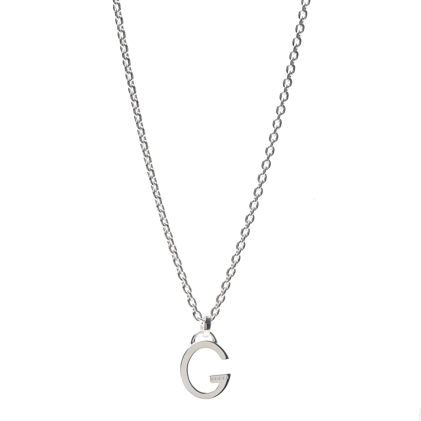Sterling Silver Charlotte G Pendant Necklace
