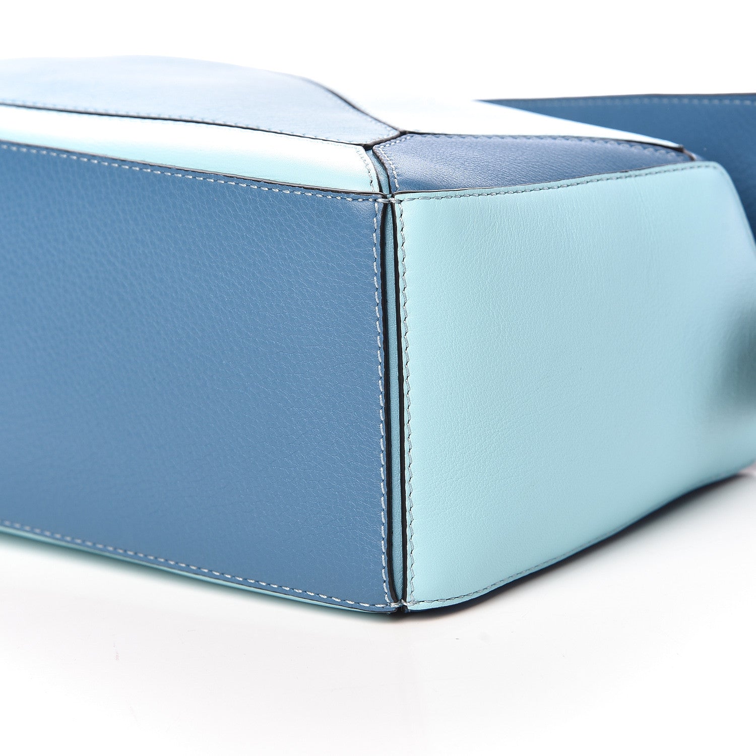 Loewe Calfskin Small Puzzle Bag Light Blue Aqua 8 of 9