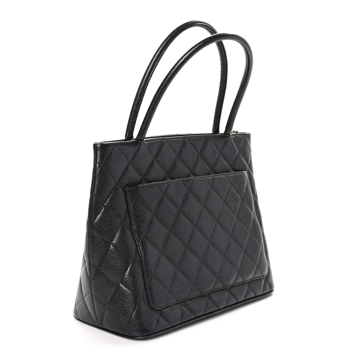 Chanel Caviar Quilted Medallion Tote Black 3 of 11