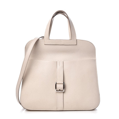 Hermes Taurillon Clemence Halzan 31 GM Craie 1 of 16