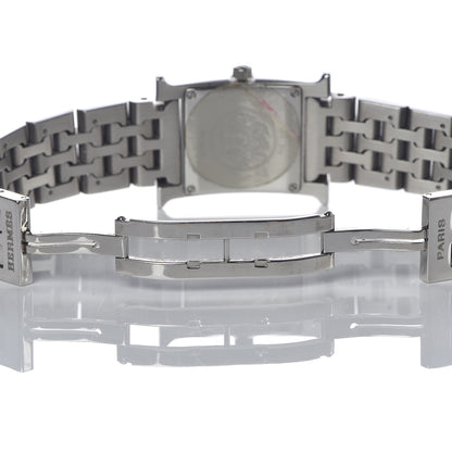 Hermes Stainless Steel 21mm Heure H Hour Quartz Watch Orange 6 of 11