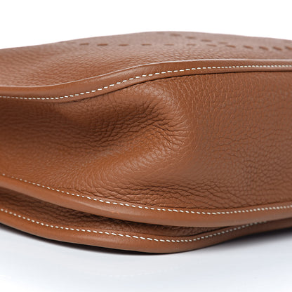 Hermes Taurillon Clemence Evelyne III GM Gold 9 of 11