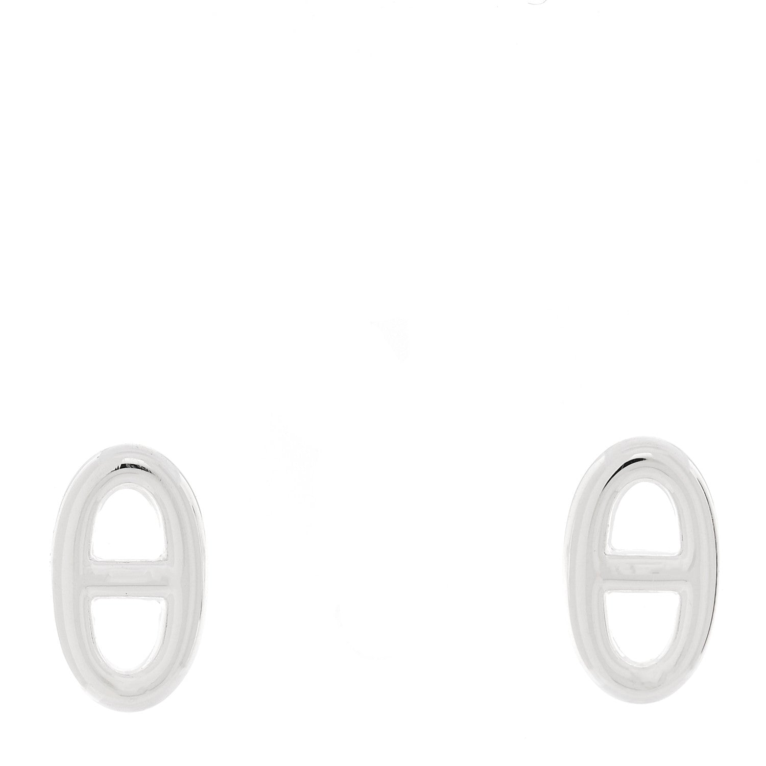 Hermes Sterling Silver TPM Farandole Earrings 1 of 5