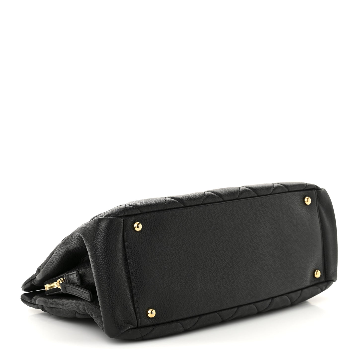 Caviar Quilted CC Timeless Soft Tote Black