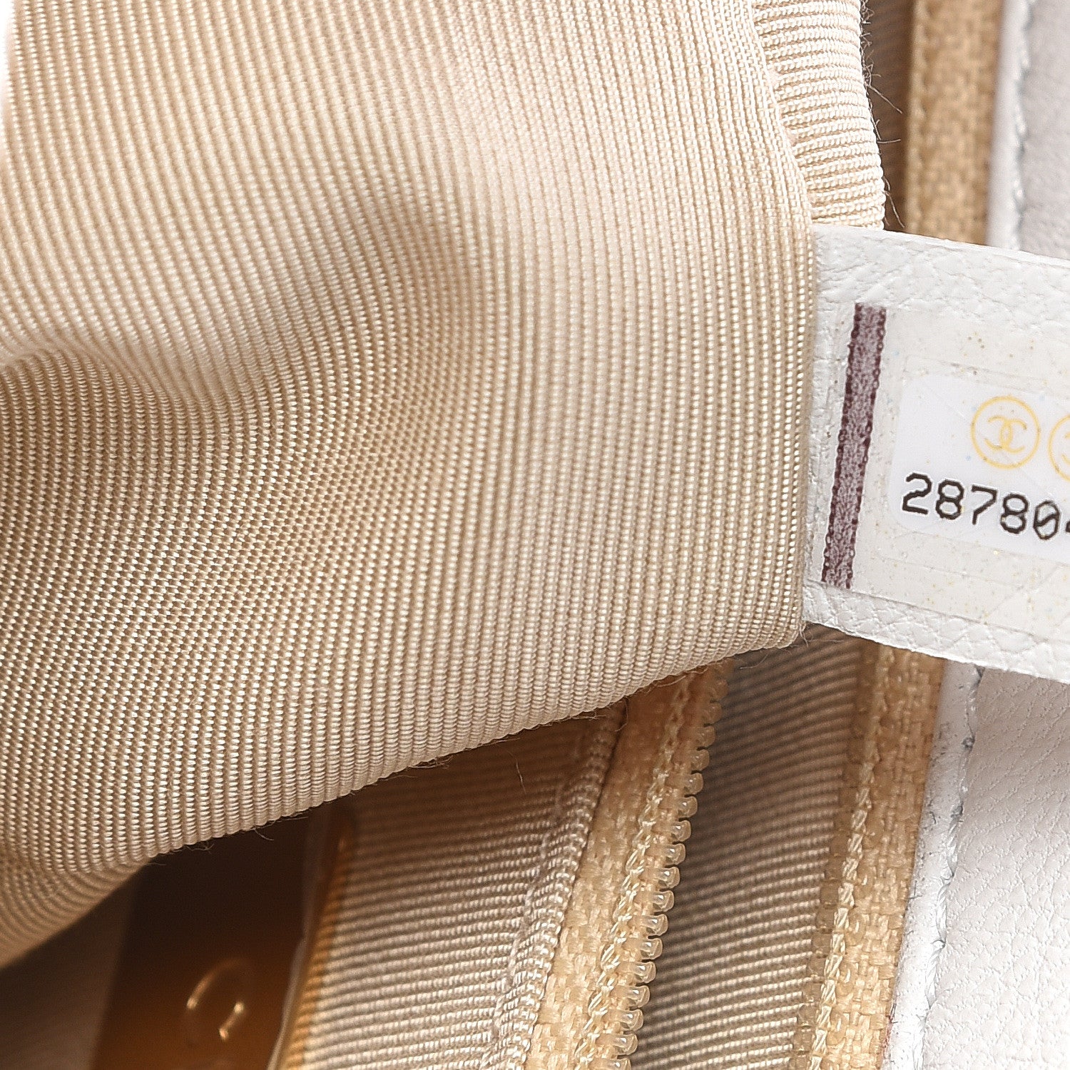 Chanel Lambskin Quilted Medium 19 Flap White 6 of 8