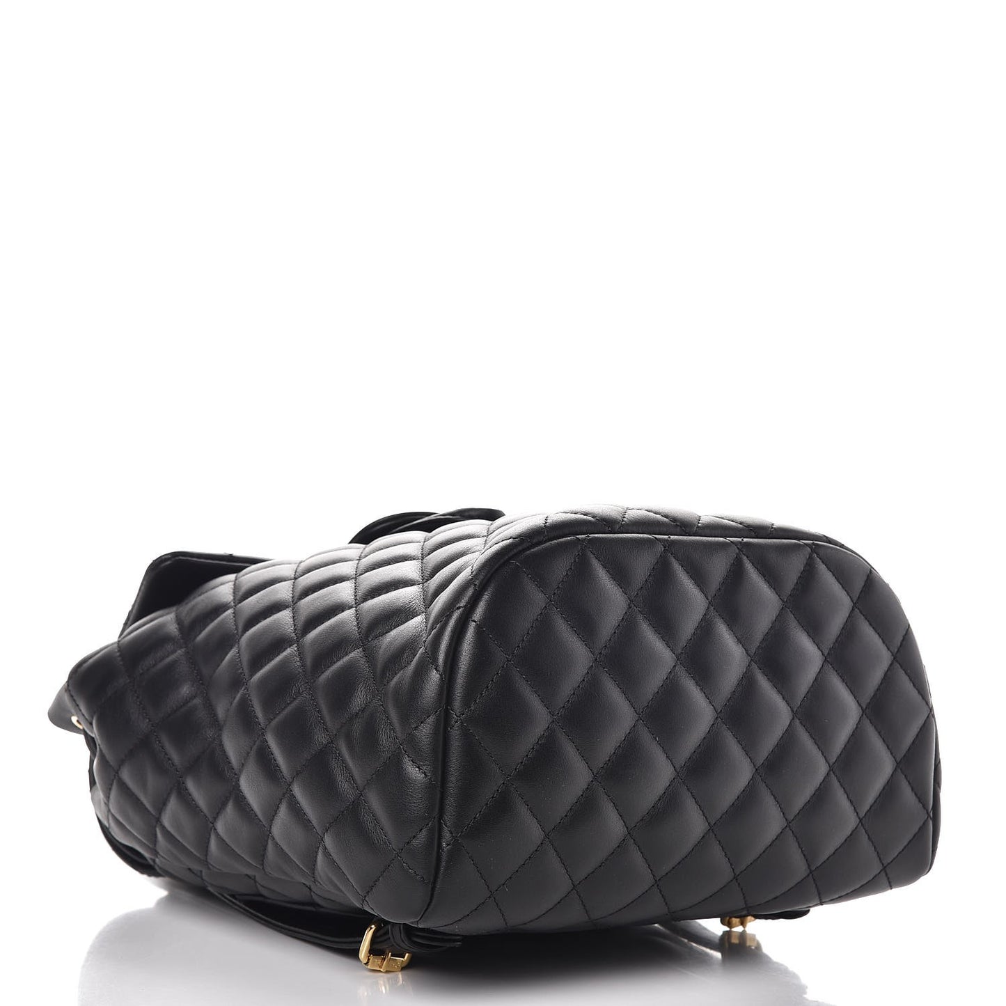 Calfskin Quilted Small Urban Spirit Backpack Black