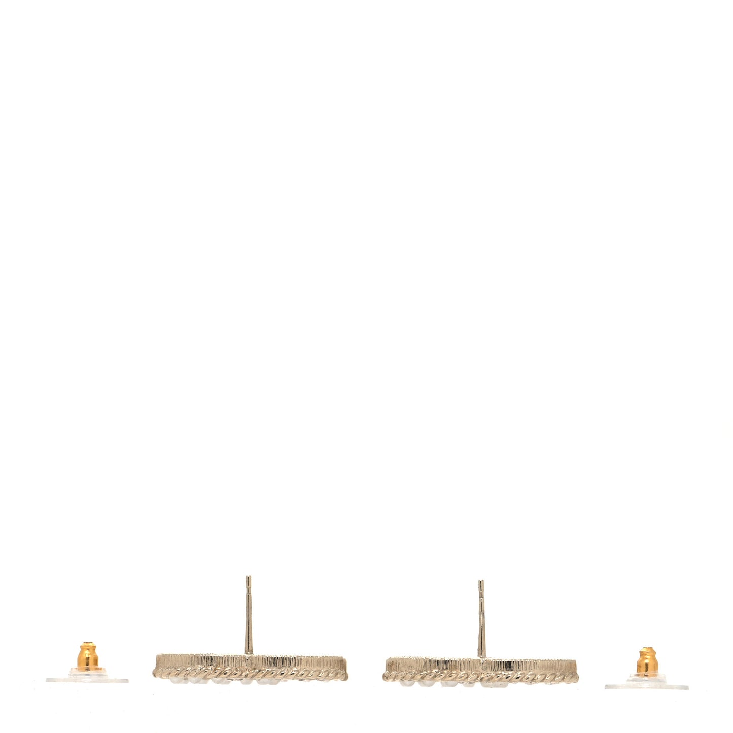 Pearl Crystal April In Paris CC Earrings Light Gold