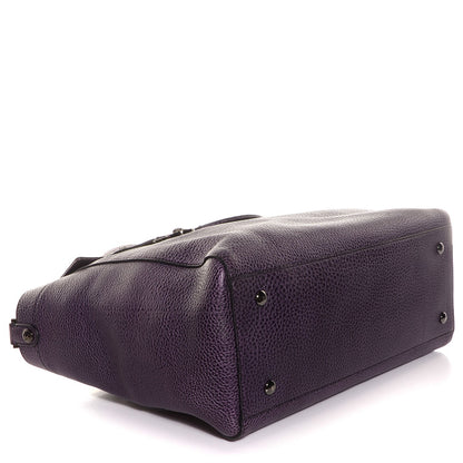 Versace Deerskin Large Signature Tote 4 of 7