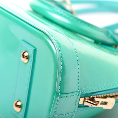 Louis Vuitton Vernis Alma BB Blue Lagon 17 of 26