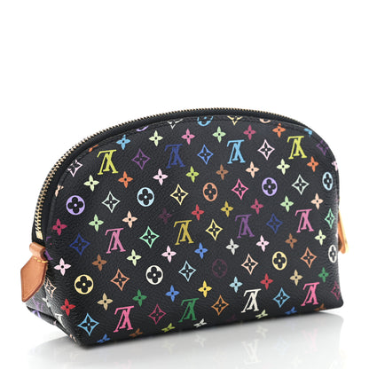 Louis Vuitton Monogram Multicolor Cosmetic Pouch Black Grenade 3 of 10