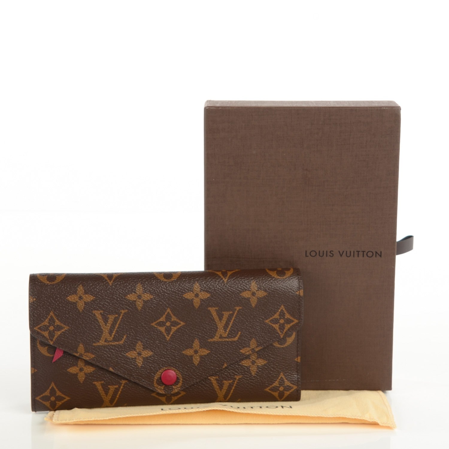 Louis Vuitton Monogram Josephine Wallet Fuchsia 5 of 8
