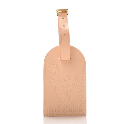 Louis Vuitton Vachetta Statue of Liberty Luggage Tag 1 of 7