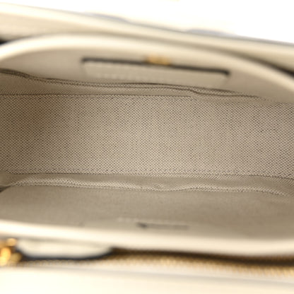 Gucci Calfskin Web Geometric Print Small Bamboo 1947 Top Handle Bag White Multi 6 of 11