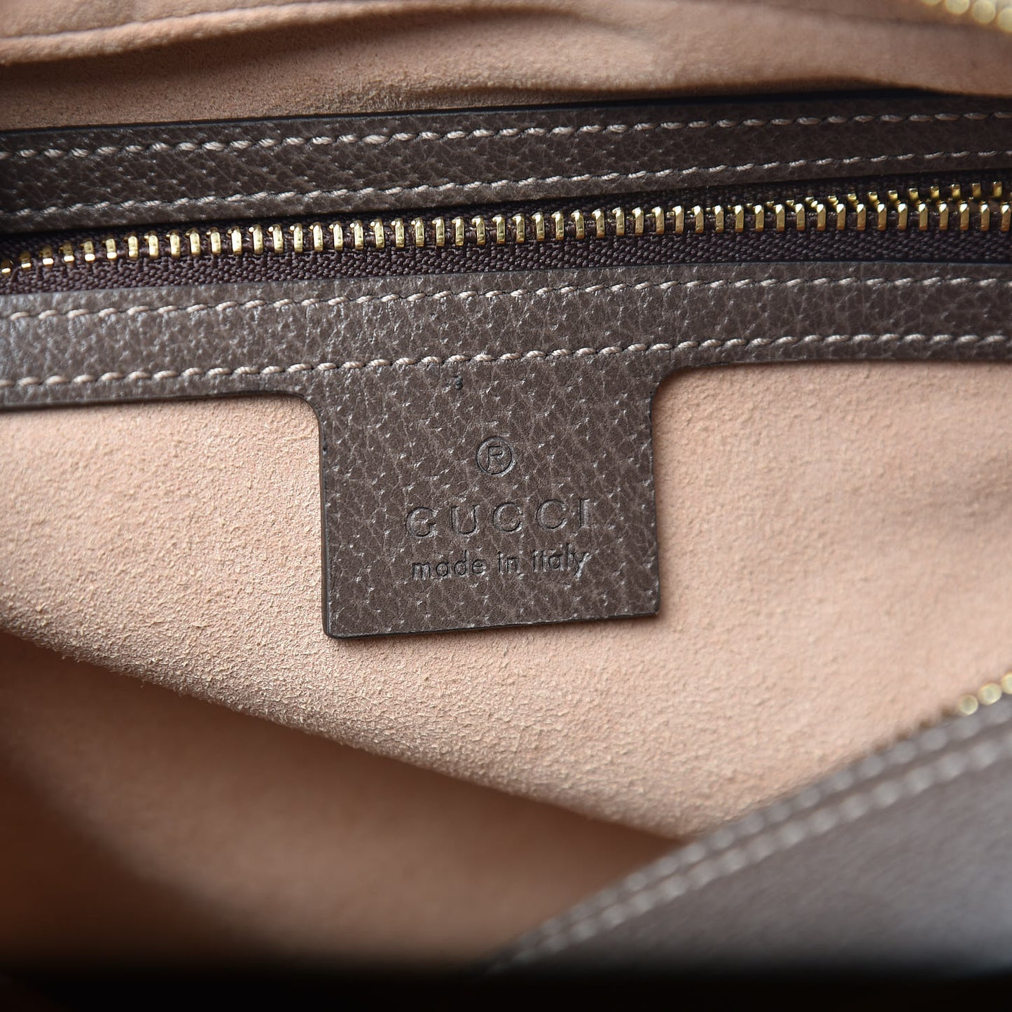 GG Supreme Monogram Web Small Ophidia Shoulder Bag Brown