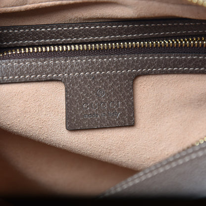 Gucci GG Supreme Monogram Web Small Ophidia Shoulder Bag Brown 8 of 10