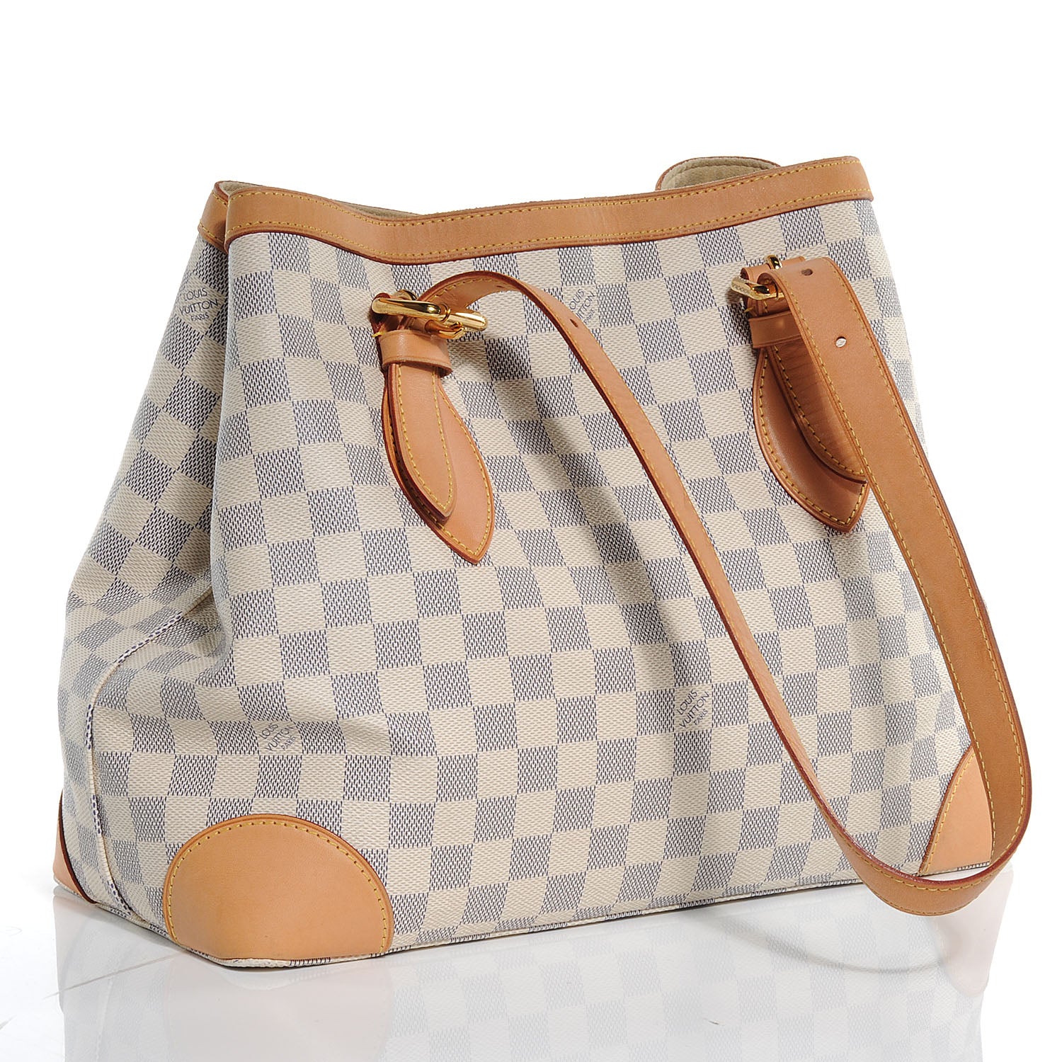 Louis Vuitton Damier Azur Hampstead MM 3 of 7