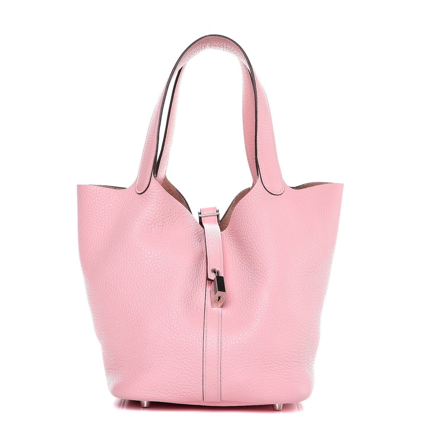 Taurillon Clemence Picotin Lock 22 MM Rose Sakura
