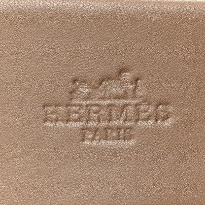 Hermes Calfskin Cork Eze 30 Sandals 36 Marron Glaise 7 of 8