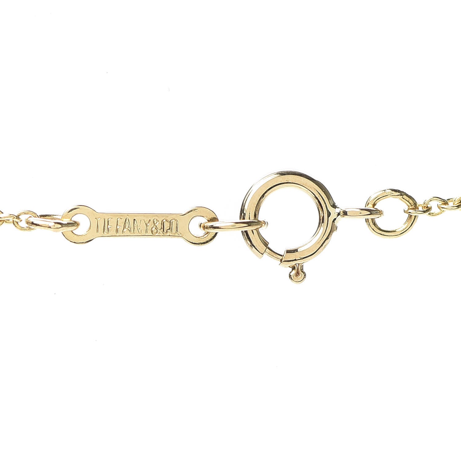 Tiffany 18K Yellow Gold Diamond Small Paloma Picasso Loving Heart Pendant Necklace 5 of 5