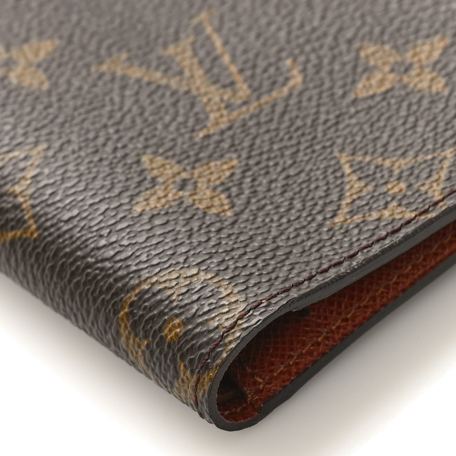 Louis Vuitton Monogram Mens Porte-Billets 3 Card Billfold Wallet 7 of 8