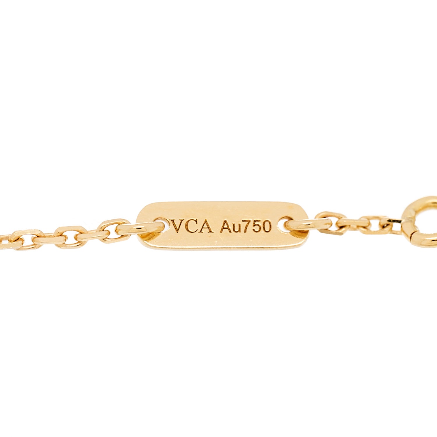 Van Cleef & Arpels 18K Yellow Gold Mother of Pearl Sweet Alhambra Bracelet 4 of 6