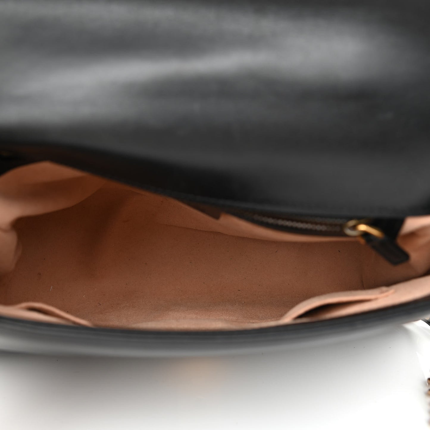 Calfskin Matelasse Small GG Marmont Top Handle Shoulder Bag Black