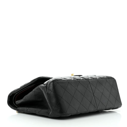 Chanel Lambskin Quilted Jumbo Double Flap Black 4 of 15
